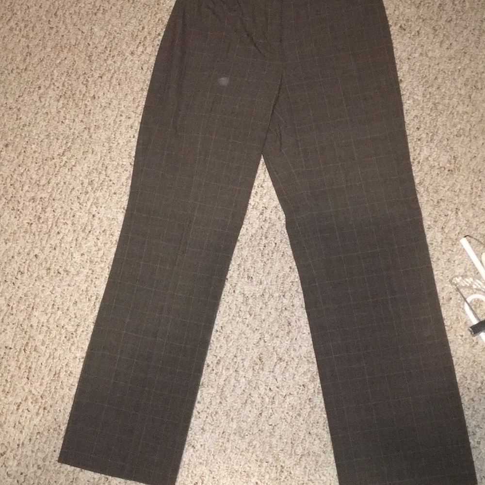 Will Smith Brown and Blue Plaid Pants Size 8